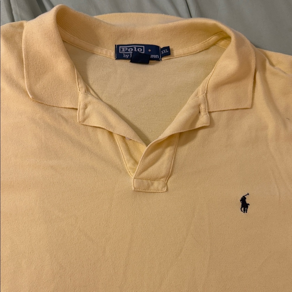 Polo by Ralph Lauren Light Yellow Men's Polo Shirt